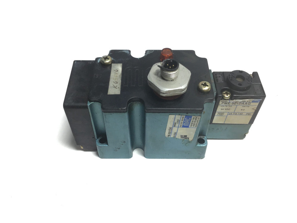 MAC PME-501DAAG Solenoid Valve 24VDC 25-150PSI 6.0Watts