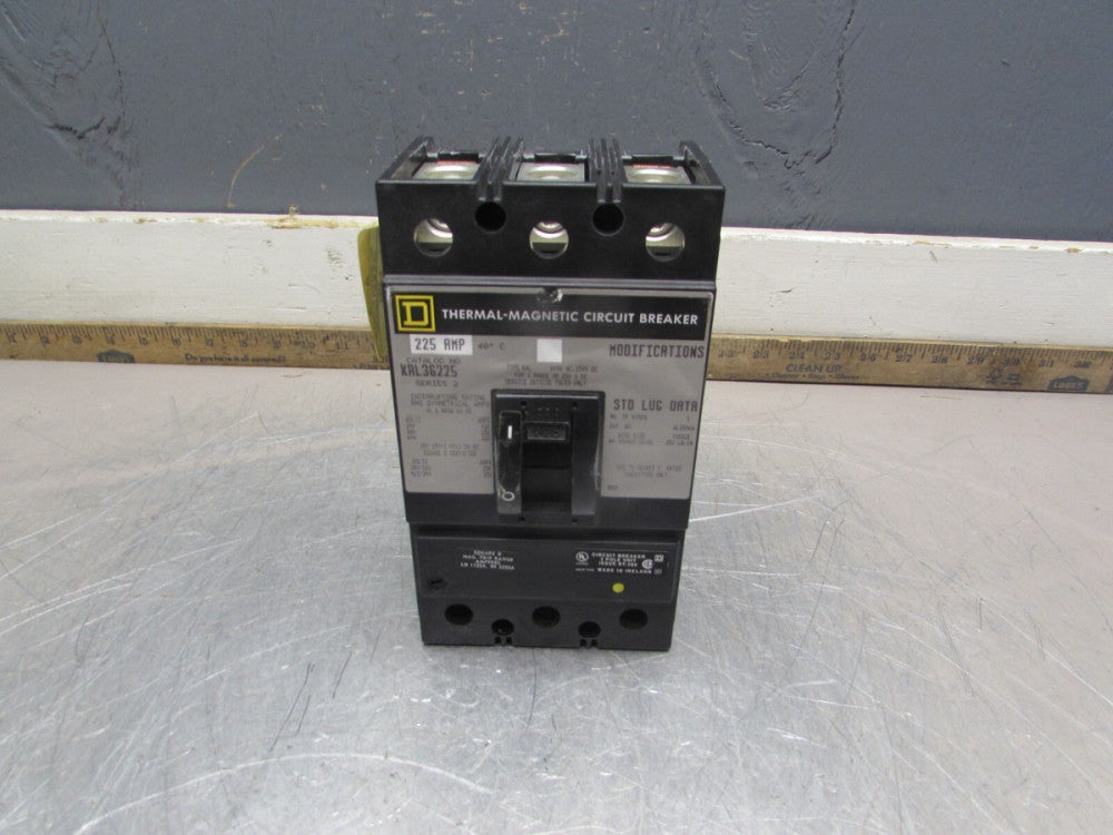 SQUARE D KAL36225 ,CIRCUIT BREAKER, 3P/225A/600V ,CLEAN TAKEOUT! MAKE OFFER!