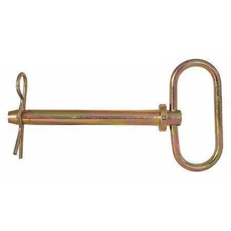 Buyers Products 66103 Yellow Zinc Plated Hitch Pins - 5/8 Diameter X 4-1/4 Inch