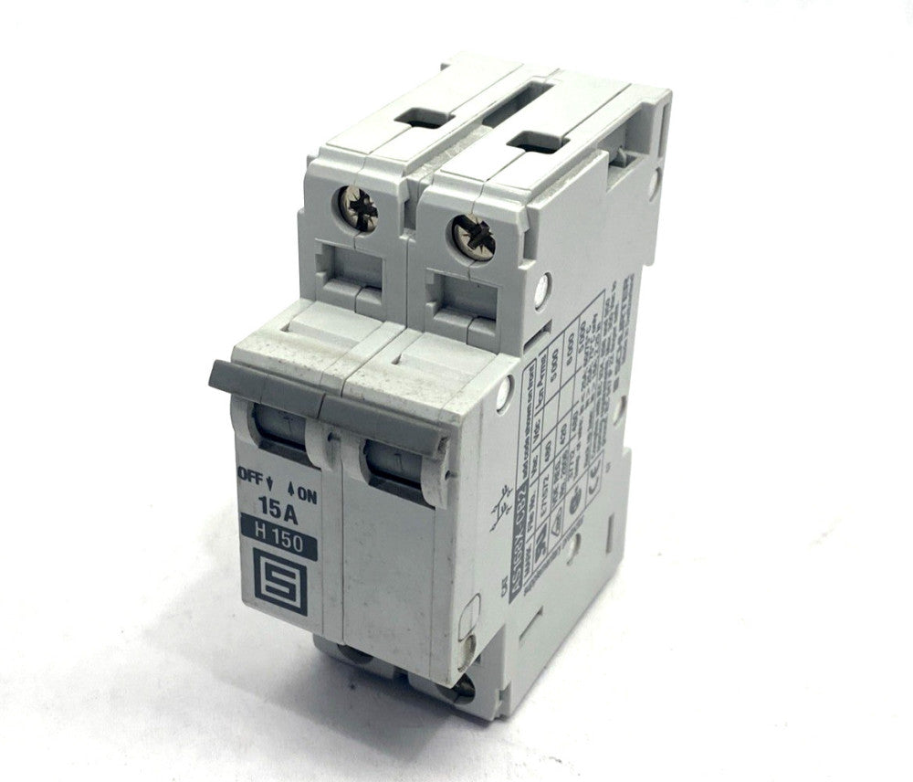 Schurter AS168X-CB2H150 2-Pole Circuit Breaker 15A