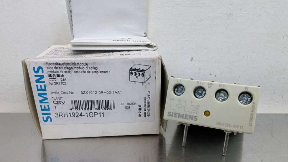 Siemens 3RH1924-1GP-11 Coupling Link Module 24VDC Coil