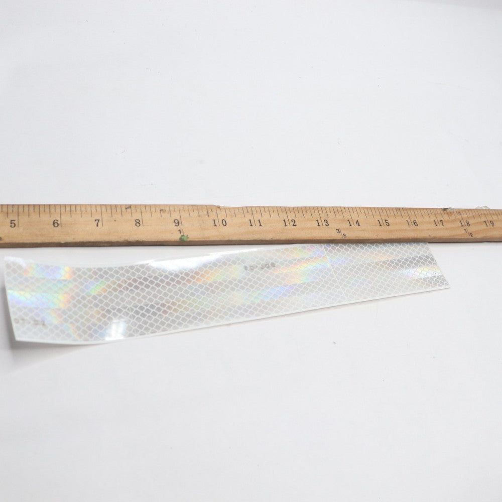 Reflective Conspicuity Tape Strip White 12" x 2"