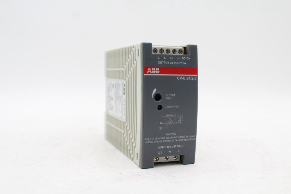 ABB CP-E 24/2.5  2.5 Amp Power Supply *Read 2