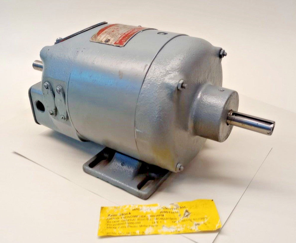 GE 5BC46AB1582A Used Permanent Magnet Tachometer Generator 200V 1000/1800rpm