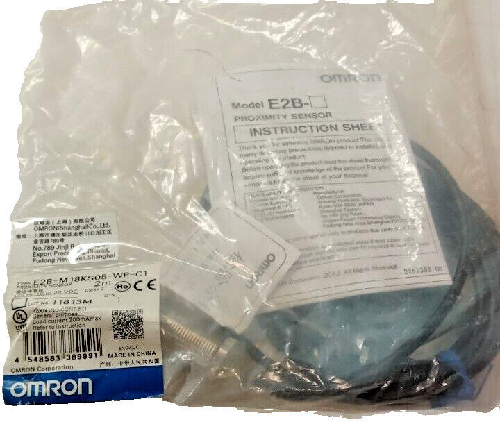 NEW OMRON PROXIMITY SENSOR 200 mA  E2B-M18KS05-WP-C1