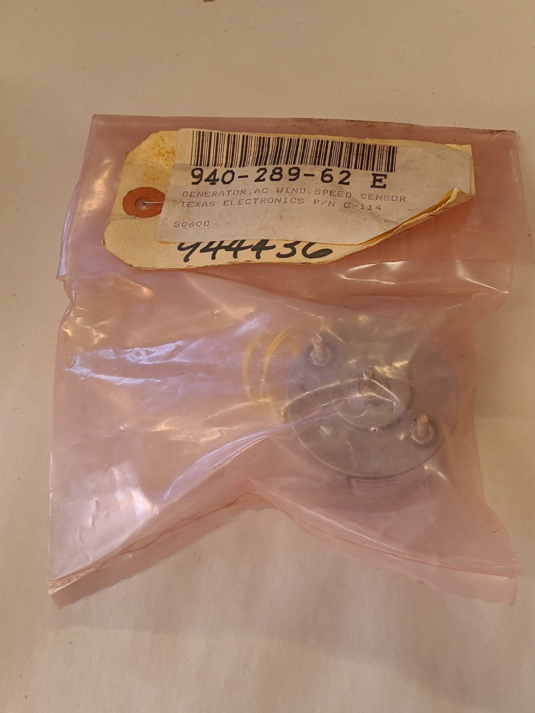 Texas Electronics G-114 AC Generator Wind Speed Sensor