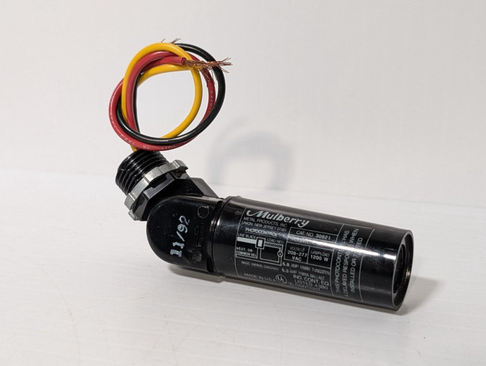 Mulberry 30821 Photoelectric Switch Sensor 1200W 208-277VAC Tungsten
