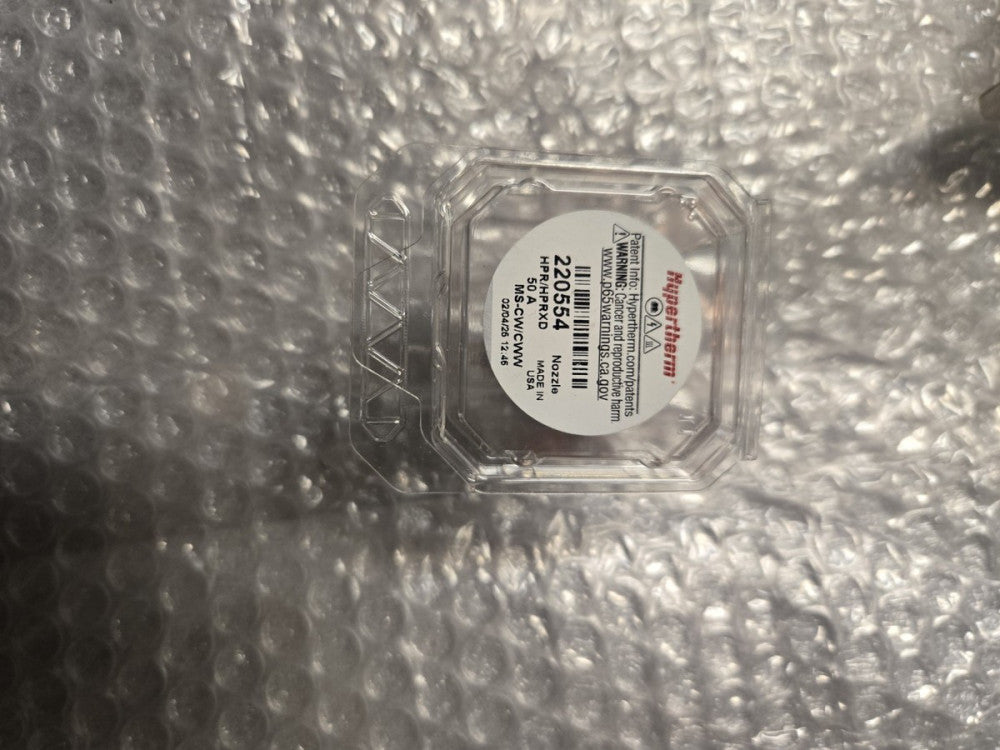 Hypertherm #220554 50A Nozzle Consumable for HPR130/260 Plasma Torch