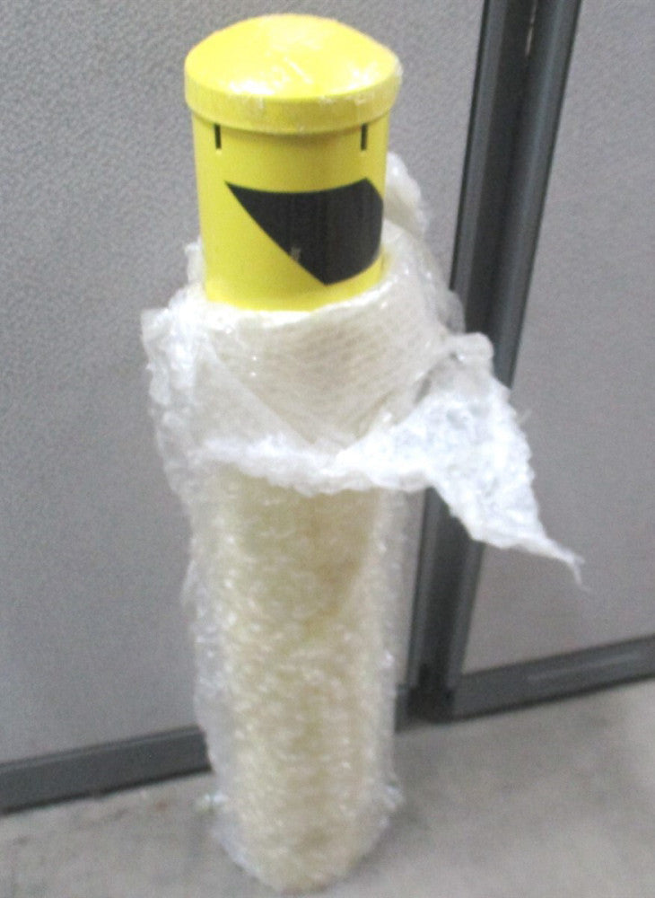 Guardian 42" x 5-1/2" Yellow Durable Steel High Underground Mount Safety Bollard