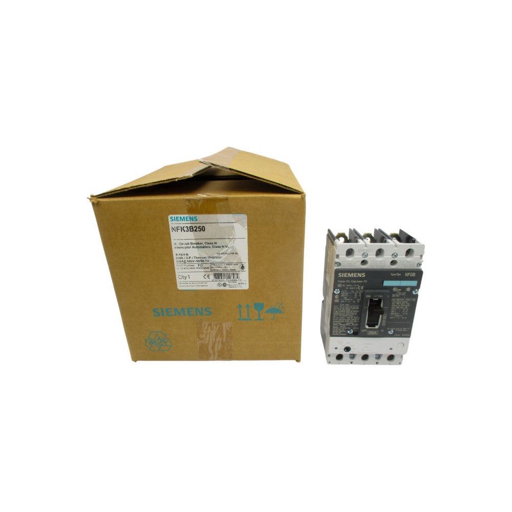 SIEMENS NFK3B250 3VL3525-1KN30-0AA0 480V 250A NSMP