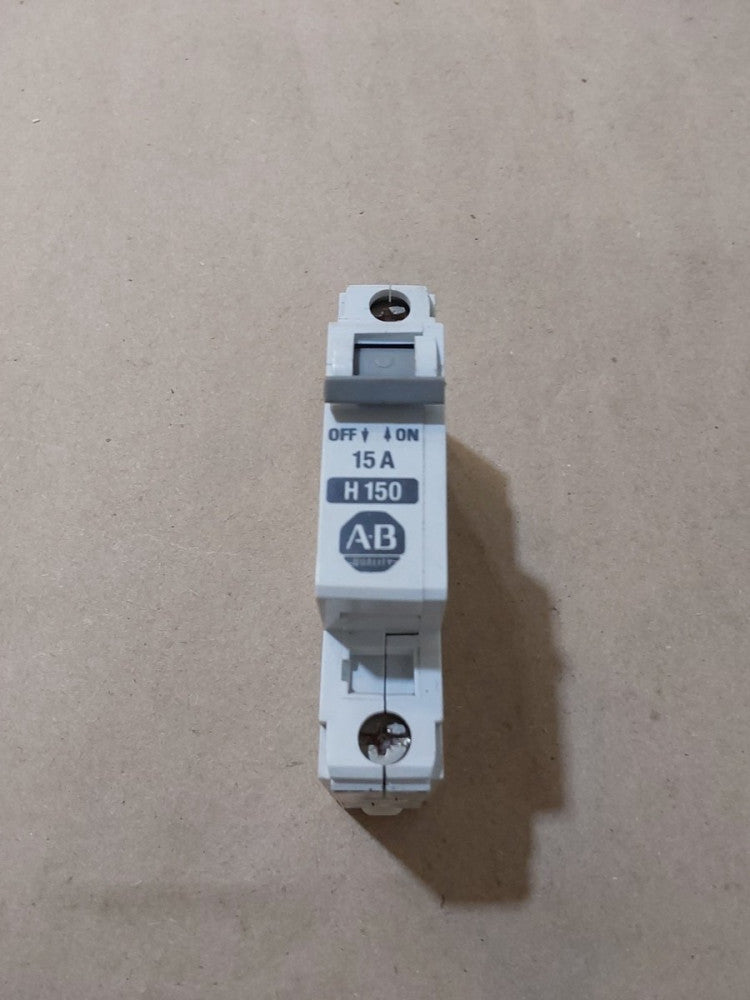 Allen Bradley 15A Circuit Breaker 1 Pole    1492-CB1 H150 Ser B   