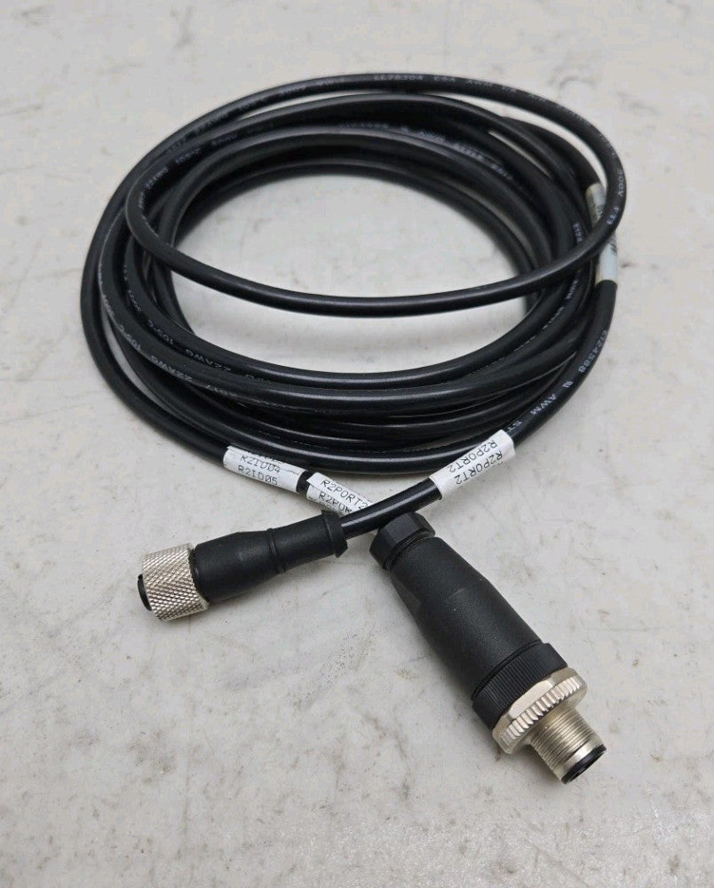 Banner Engineering MQDC-430 Double Connection Cordset M12 5-Pin 135" Lngth 27142
