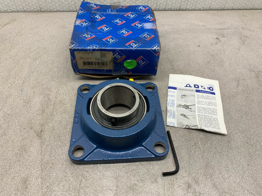 NEW IN BOX SKF 4-BOLT FLANGE BEARING 2-3/16" BORE FY 2.3/16 TF