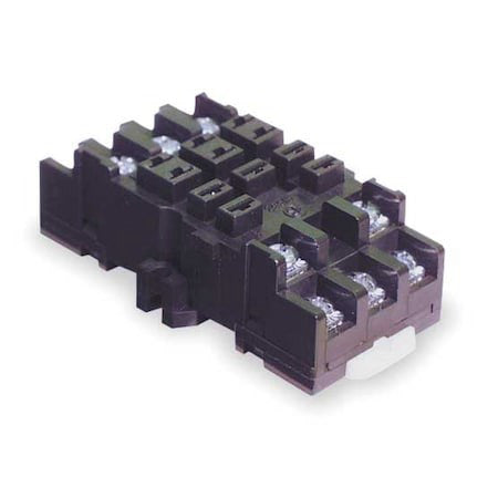 Omron Ptf11pc Relay Socket, Standard, Square, 11 Pin