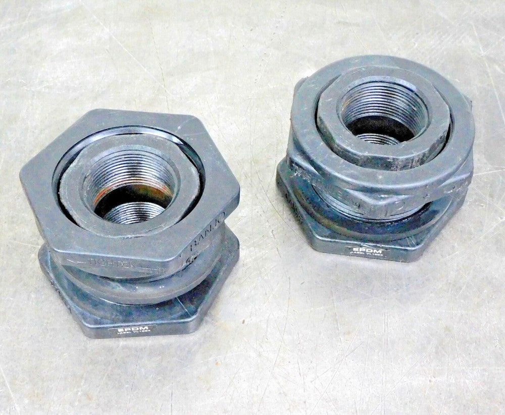 Banjo VL1004 Bulkhead Tank Flange EPDM Gasket 1-1/2" NPT Lot of Two (2) TF150