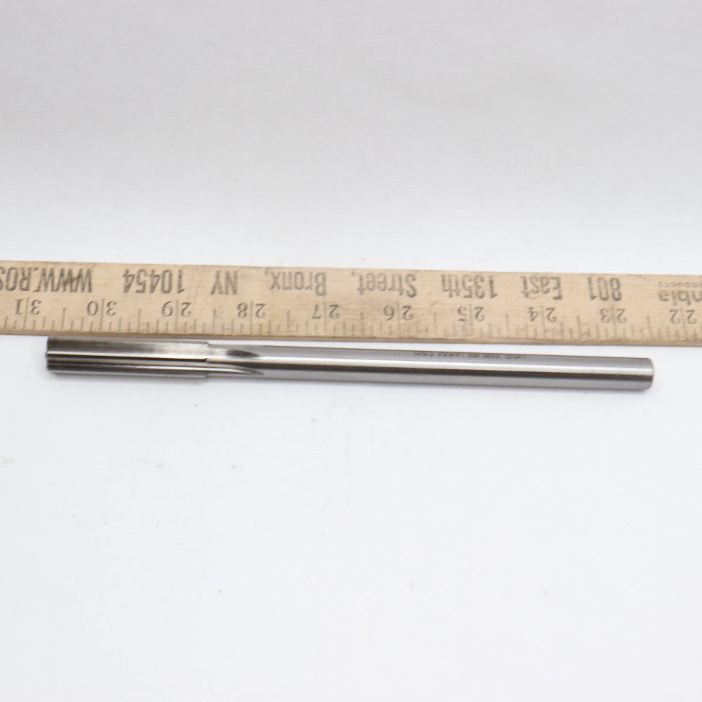 MSC Chucking Reamer Straight Flute High Speed Steel 0.532" Dia x 8" OAL 72035322