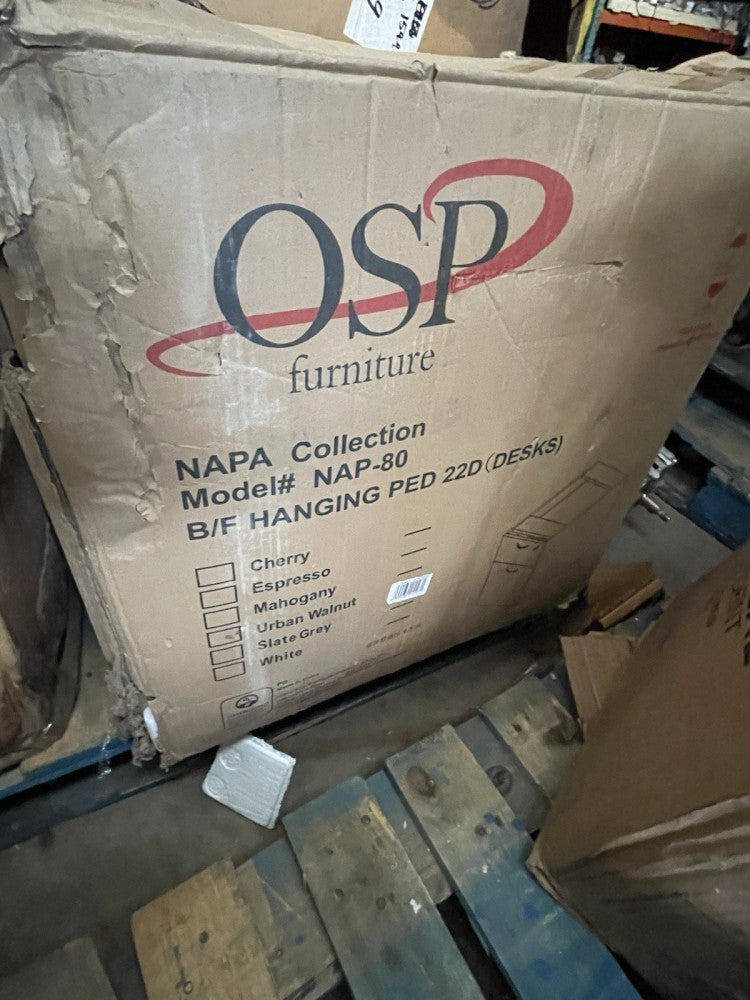 BRAND NEW OSP FURNITURE NAPA COLLECTION NAP-80 B/F HANGING PED 22D (DESKS)
