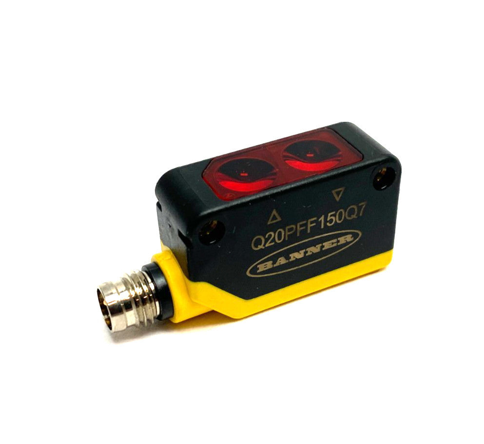Banner Q20PFF150Q7 WORLD-BEAM Fixed-Field Photoelectric Sensor M8 4-Pin 78156