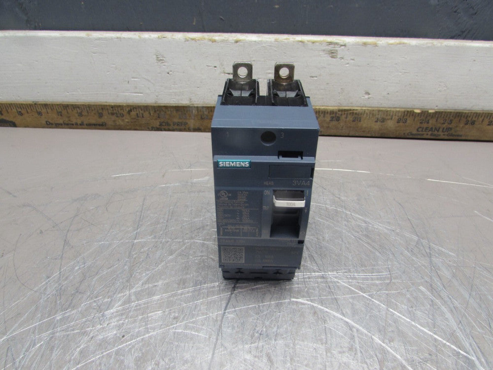 SIEMENS  3VA4110-6ED24-0AA0  ,CIRCUIT BREAKER, 2P /100A /480V/65kA   MAKE OFFER!