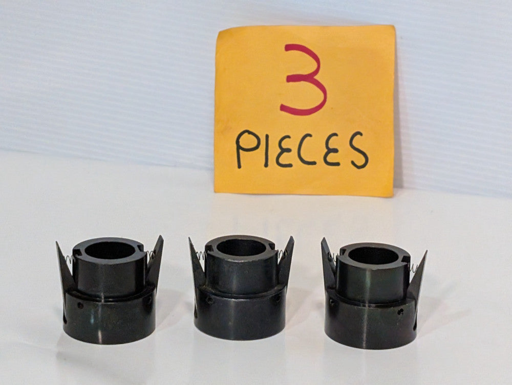 Lot of 3 Unbranded Couplings with Spring-loaded Quick-lock Tabs - As Pictured
