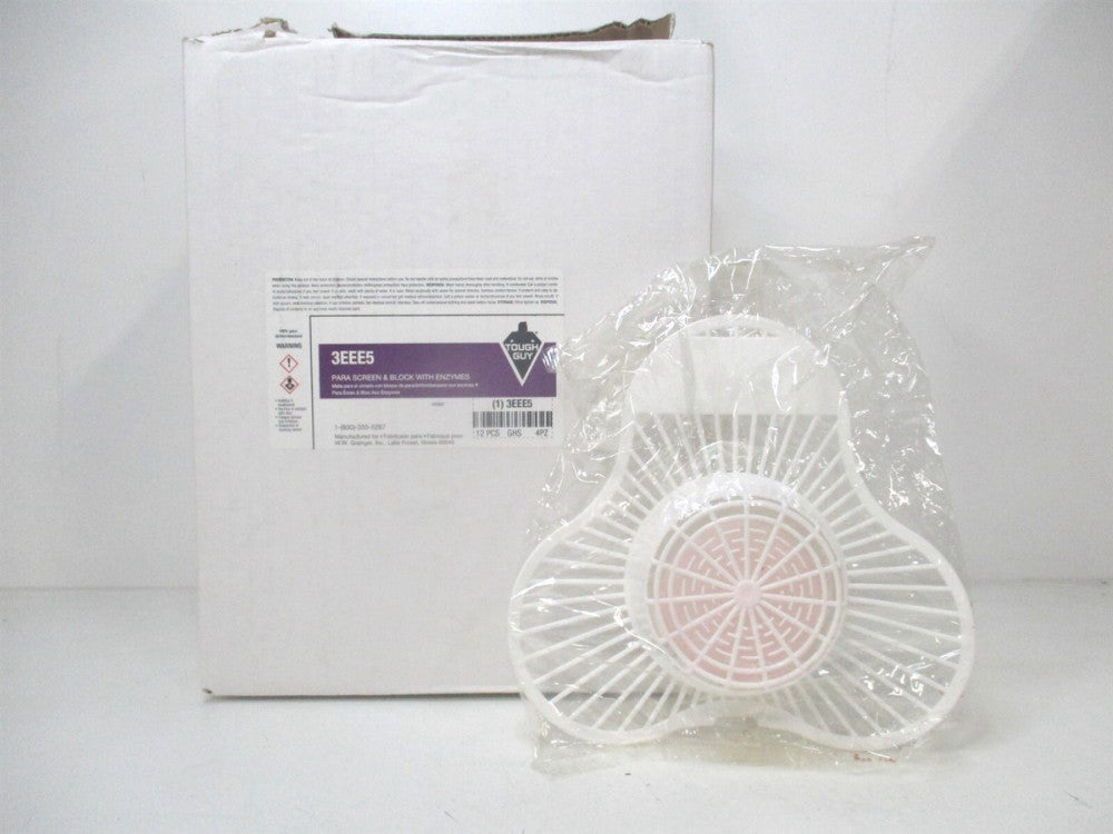 (3EEE5) 3 oz Springtime Scent Triangular Urinal Screen with Block - Lot of 12 