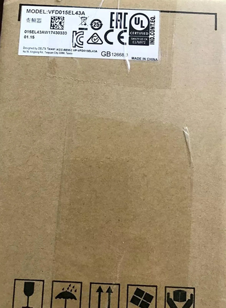 One Brand New Delta VFD015EL43A Inverter Frequency Converter 1.5KW 380V
