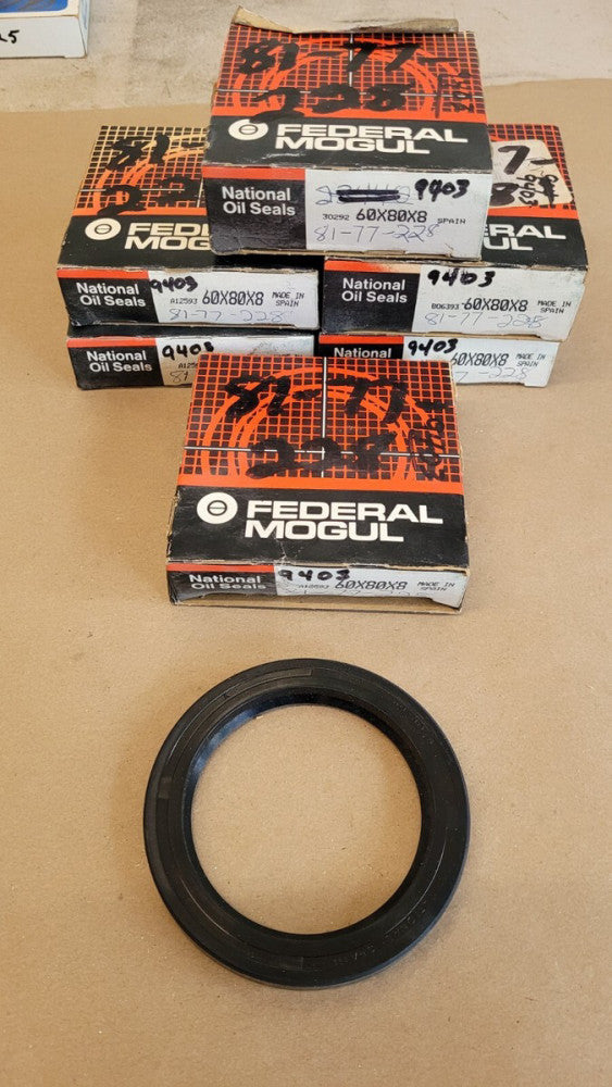 Lot Of 6 Federal Mogul 60x80x8 mm Oil Seals