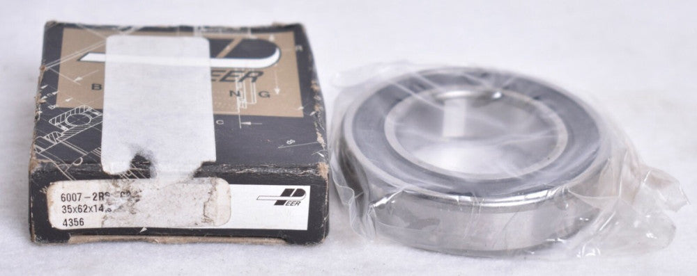 Peer Double Rubber Sealed Steel Ball Bearing  6007-2RS-C3