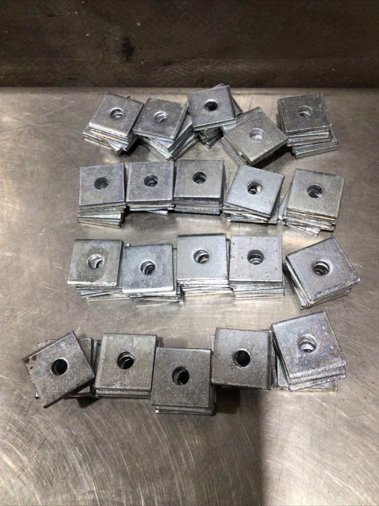 100-pk PHD Manufacturing 5002 S5002EG 1/2" Square Washer Nos Surplus
