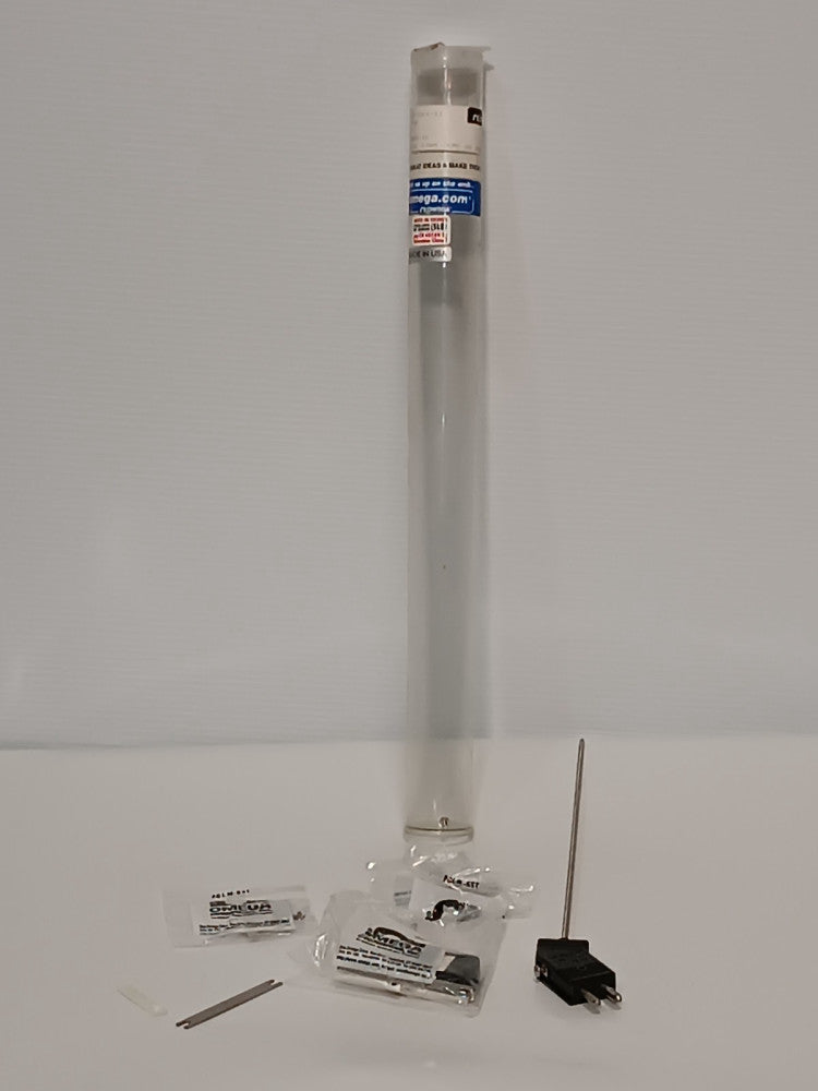 Omega GJQIN-18U-12 Low Noise High Temp QD (Quick Disconnect) Probe, Pre-Owned