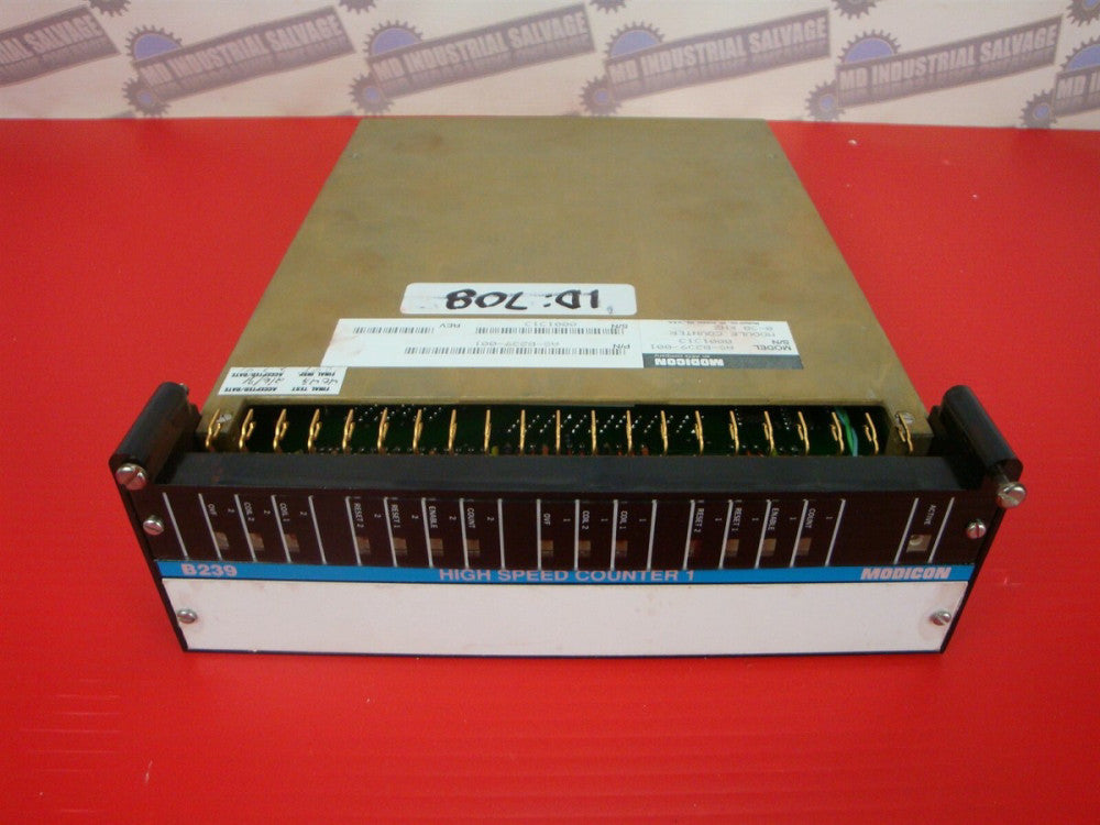 Tested - MODICON B239 Part # AS-B239-001 ( HIGH SPEED MODULE COUNTER 0-30 KHZ )
