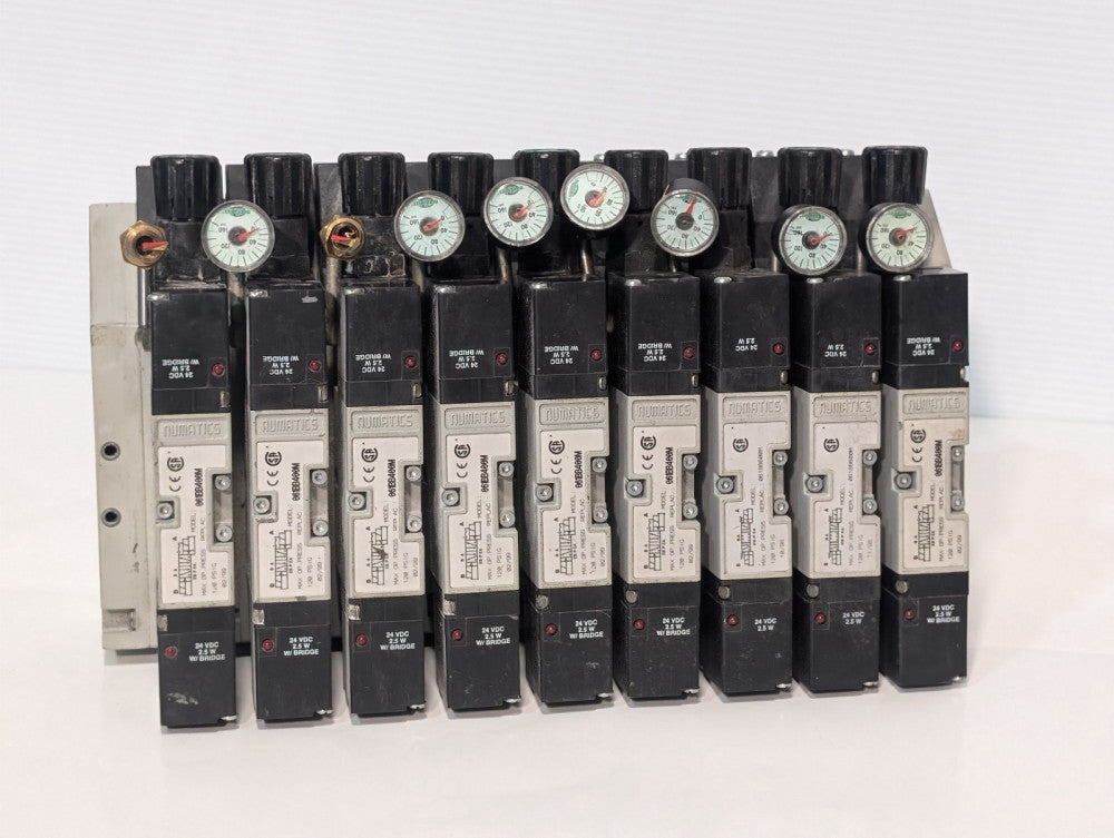 Numatics Solenoid Distribution Block Assembly with 061BB400M 24VDC, 2.5W, Bridge