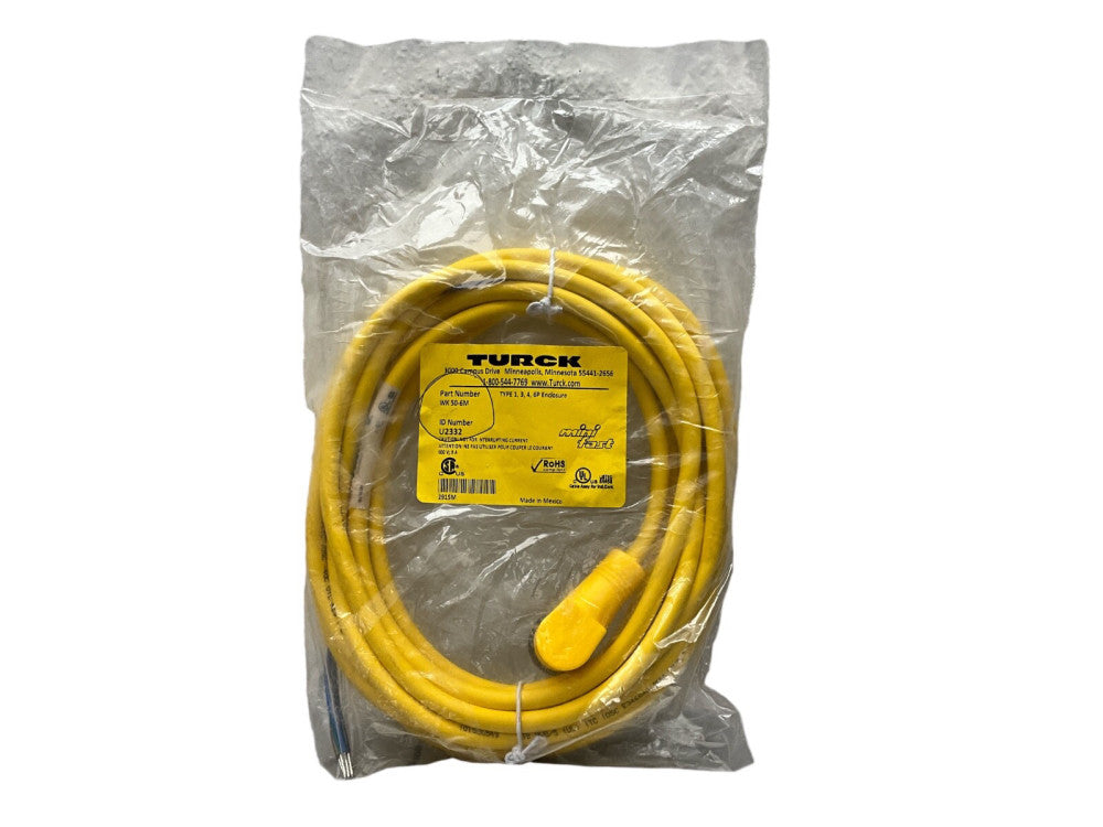 TURCK WK50-6M MINIFAST MOLDED CORDSET