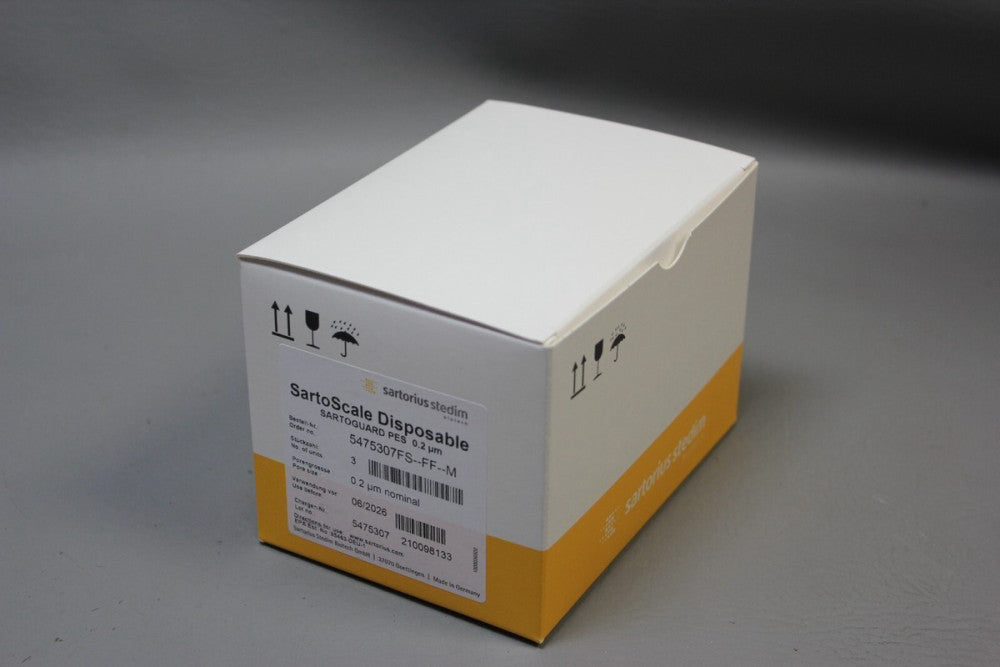 NEW BOX OF 3 SARTORIUS SARTOSCALE DISPOSABLE SARTOGUARD PES FILTERS	 5475307FS-F