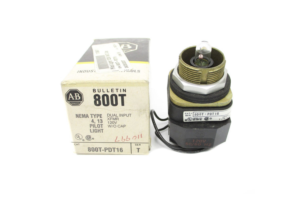 ALLEN BRADLEY 800T-PDT16 SER. T (BK/YL) NSMP