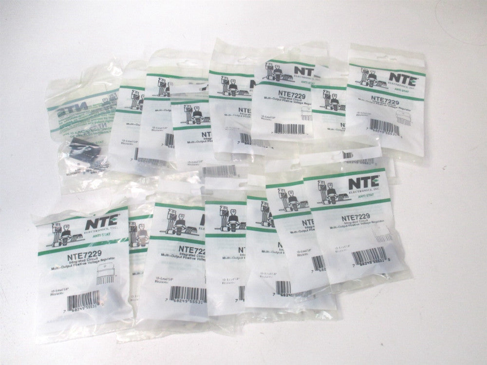 NTE 7229 Integrated Circuit Multi-Output Positive Voltage Regulator - Lot of 15 