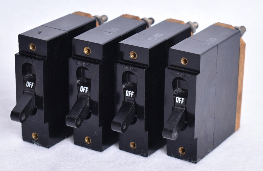 4 Count Heinemann Electric Co. Circuit Breakers  AM12HKMG6