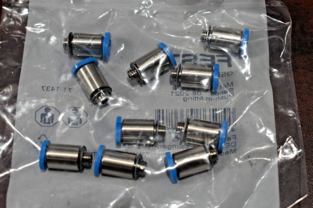 Festo QSM-M5-4-I Push-In Fitting 153315 (Pack of 10)