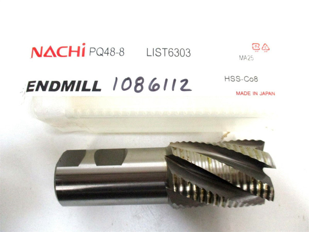 Nachi (1086112) 1-1/2 x 1-1/4 x 2 x 4-1/2 6-Flute HSS Roughing End Mill