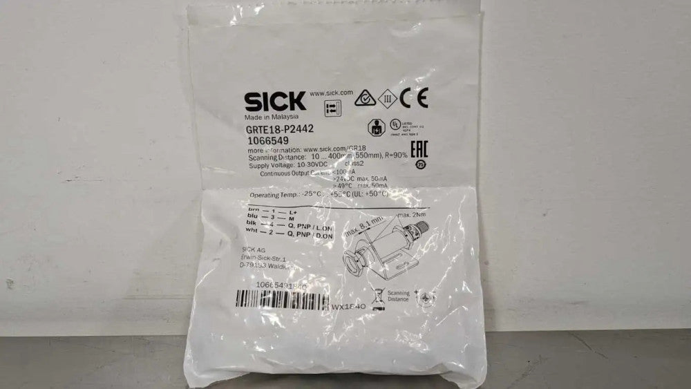 Sick GRTE18-P2442 Cylindrical Photoelectric Sensor 1066549 10-400mm
