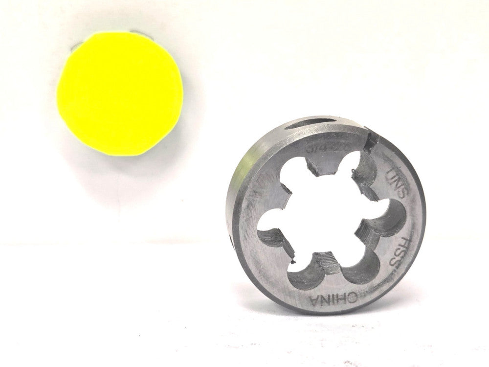 UNS CIRCLE  3/8-28  THREADING DIE HSS