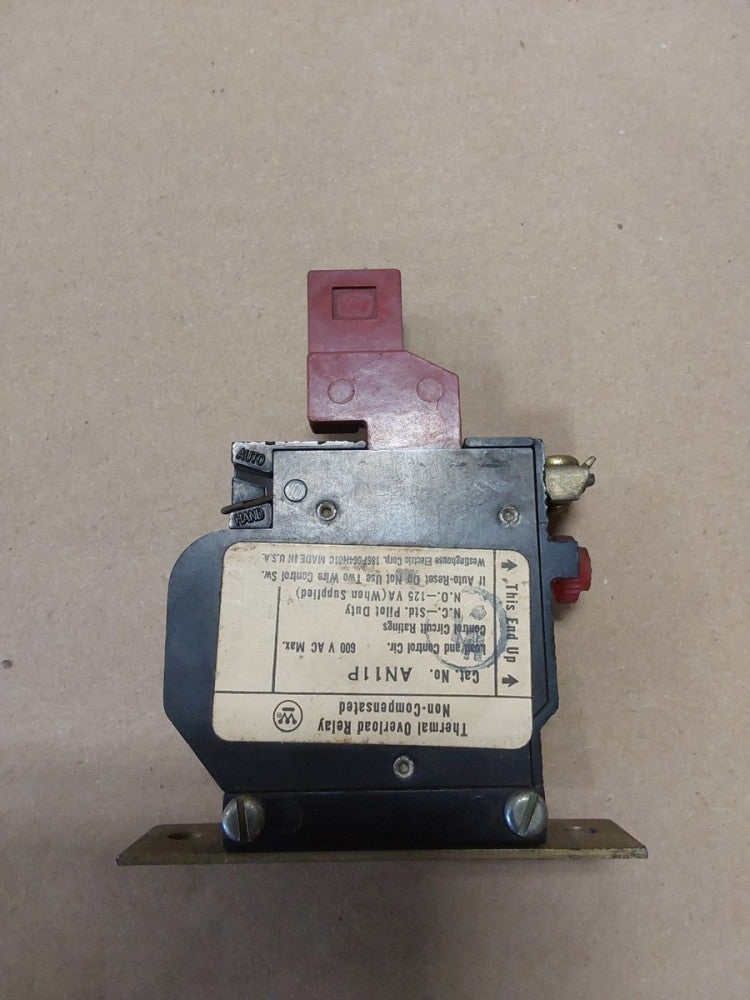 NEW Westinghouse AN11P THERMAL OVERLOAD RELAY 600VAC 
