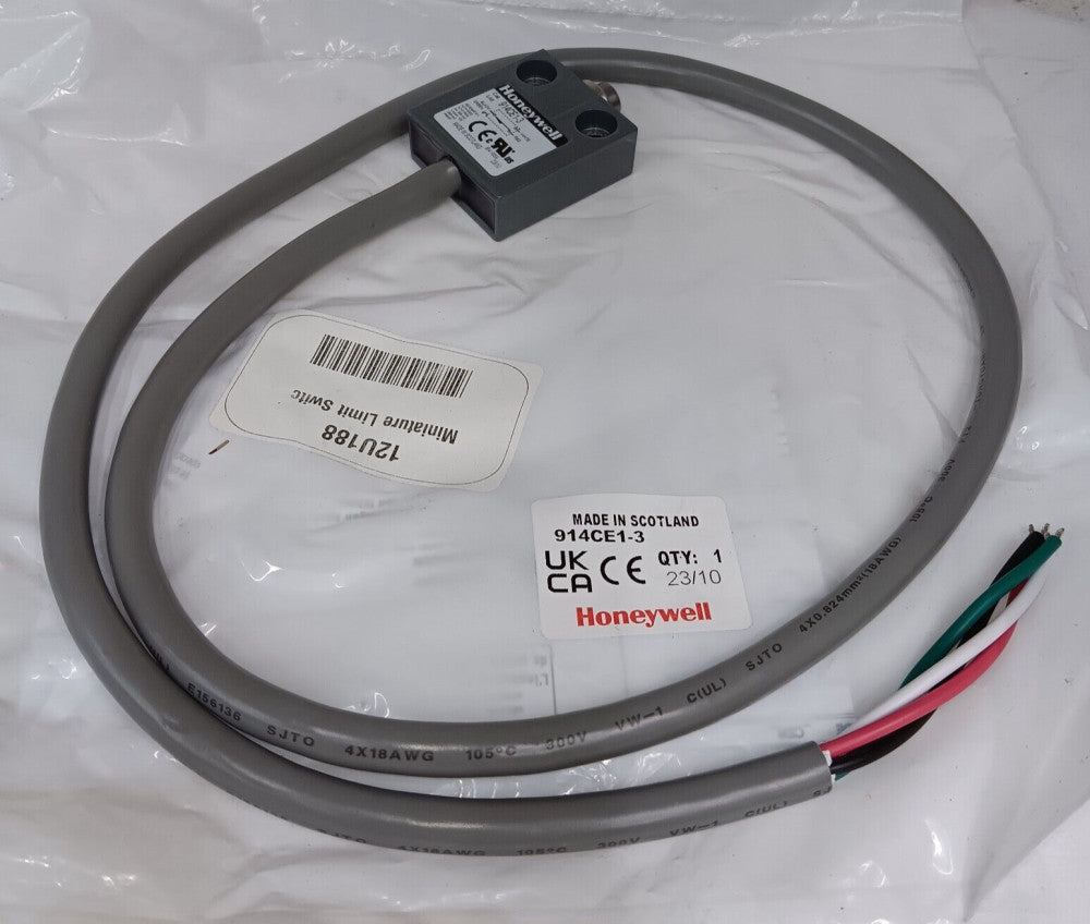 NEW HONEYWELL 914CE1-3 MINIATURE LIMIT SWITCH 12U188