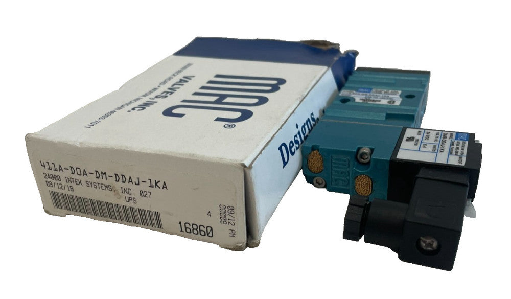NEW MAC VALVES 411A-D0A-DM-DDAJ-1KA SOLENOID VALVE 411AD0ADMDDAJ1KA