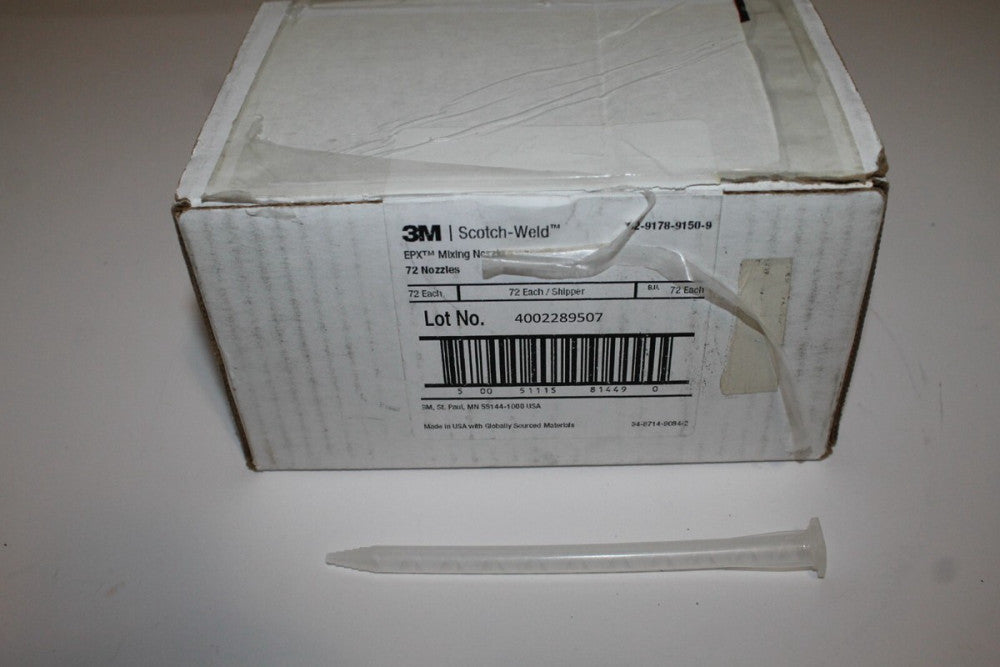 3M Scotch-Weld EPX Mixing Nozzles Helical White 72 Each NEW!