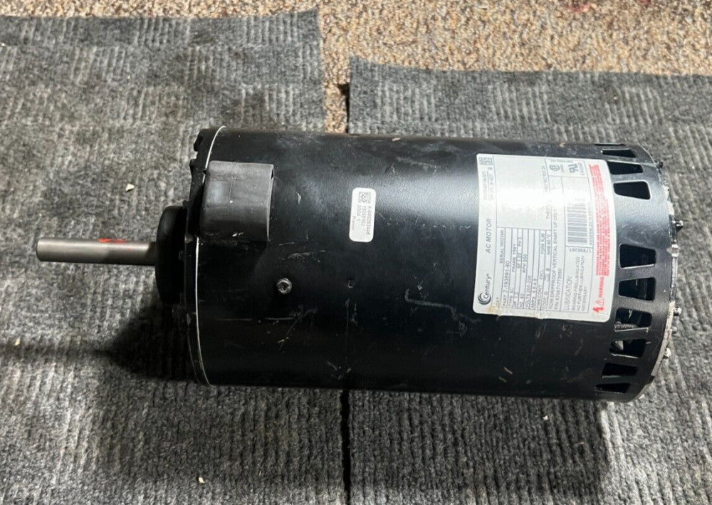 Century Trane AC Condenser Fan Motor 1 HP 4.9 Amp 850 RPM 200-230V - 7-193591-80