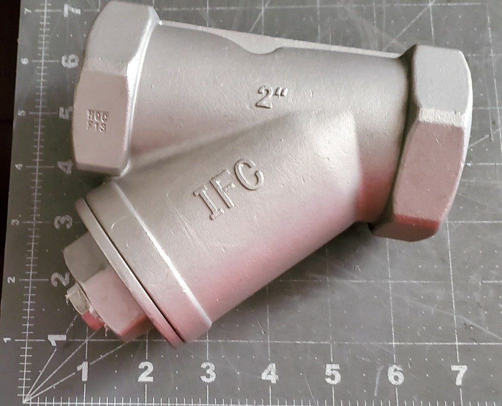 Watts® Wye Stainless Steel Strainer 2" 87SI-T (Threaded) 0823078 [Z4B3]