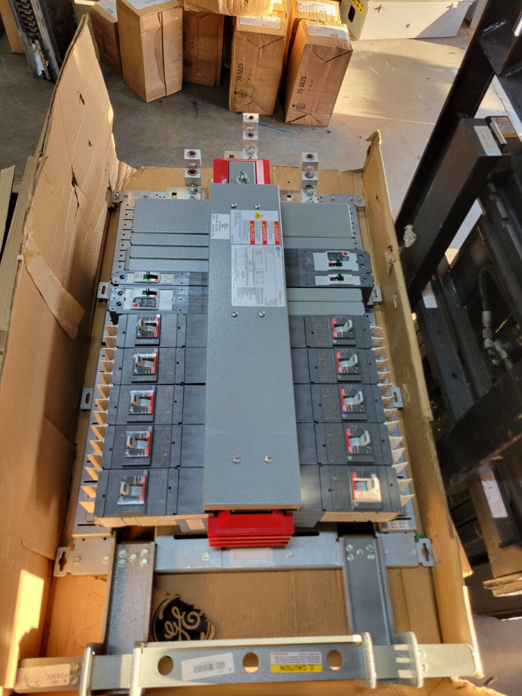 GE ABB RELIAGEAR NEXT IN2402BL3H2  250A 480V MLO 10- XT1N 35ABREAKERS
