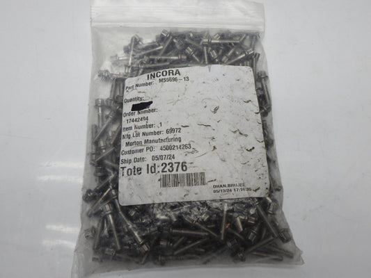 270/pk-MS9696-13 Bolt Military Standard 5/16" Thread: 10-32 Thread Length 11/16"
