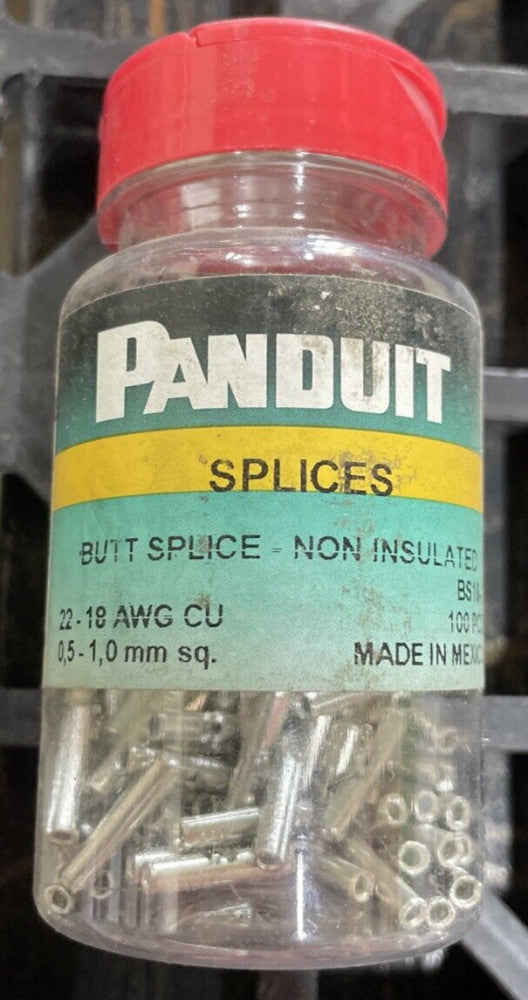 LOT OF 3 PANDUIT BS18-C SpliceCon,Crimp,None,Bare,PK100